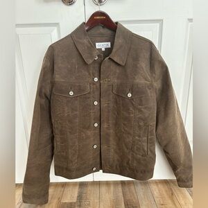 Gustin Jackets Coats Gustin Waxed Trucker Jacket Xl Poshmark